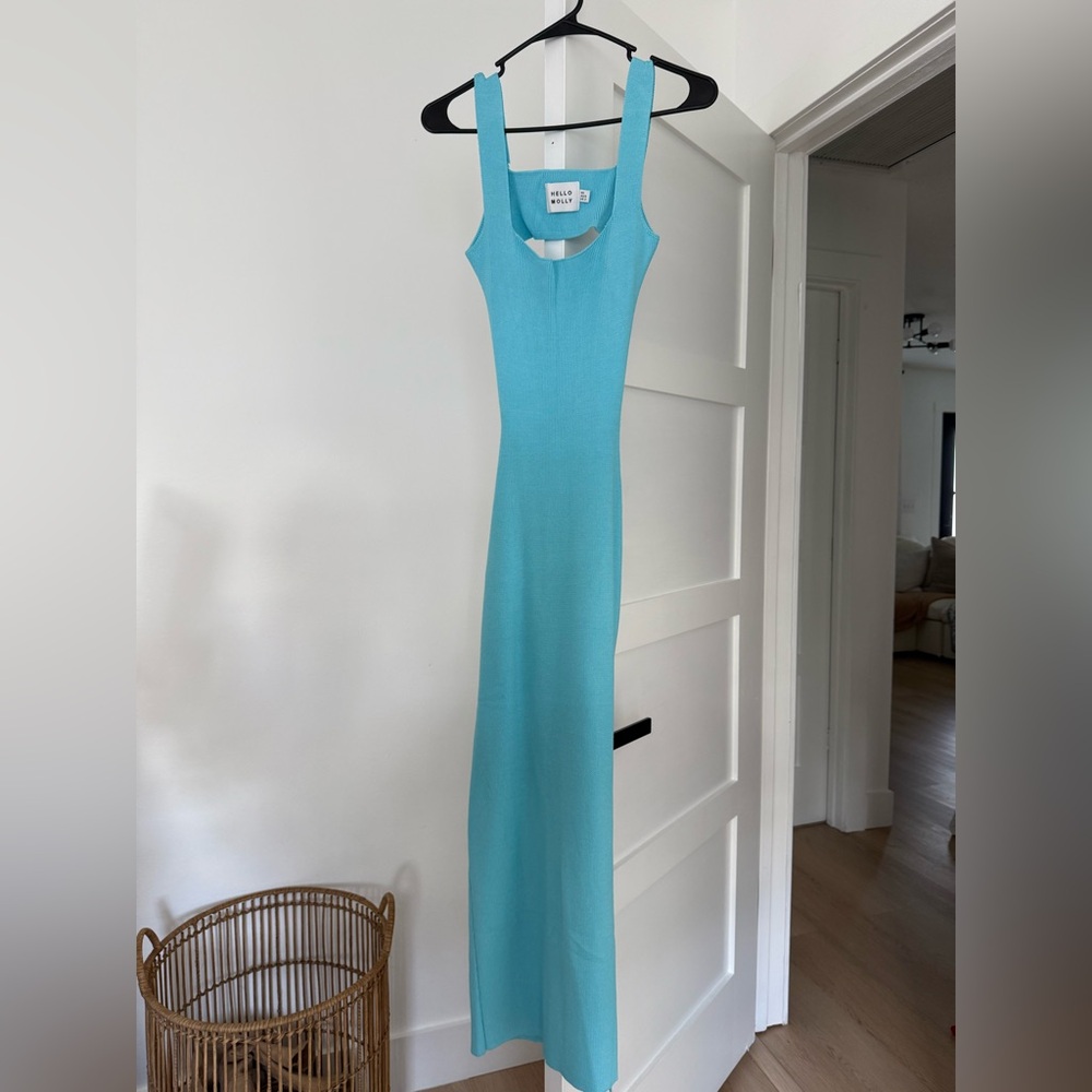 Hello Molly blue midi dress size xs
